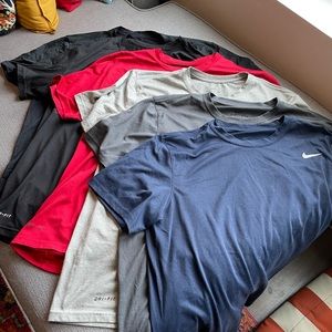 Lot of 6 Nike Dry Fit S/S T-shirts
